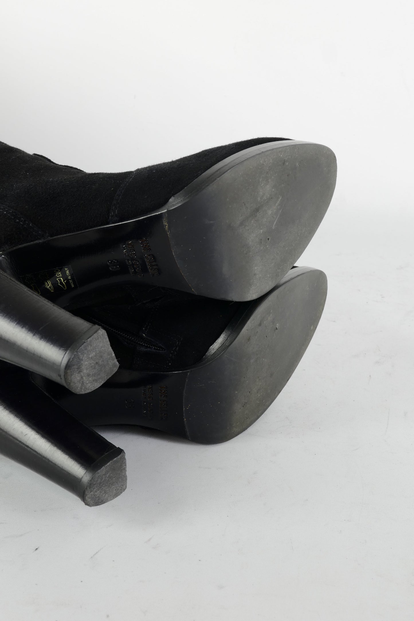 BUUTS The Seller Hohe Stiefel Wildleder schwarz 225033-8