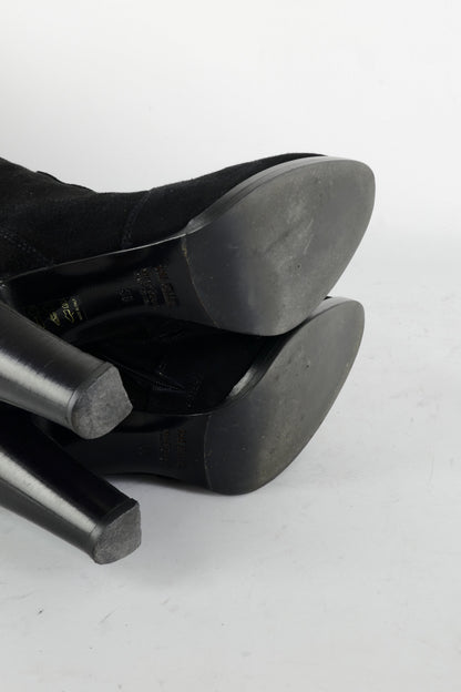 BUUTS The Seller Hohe Stiefel Wildleder schwarz 225033-8