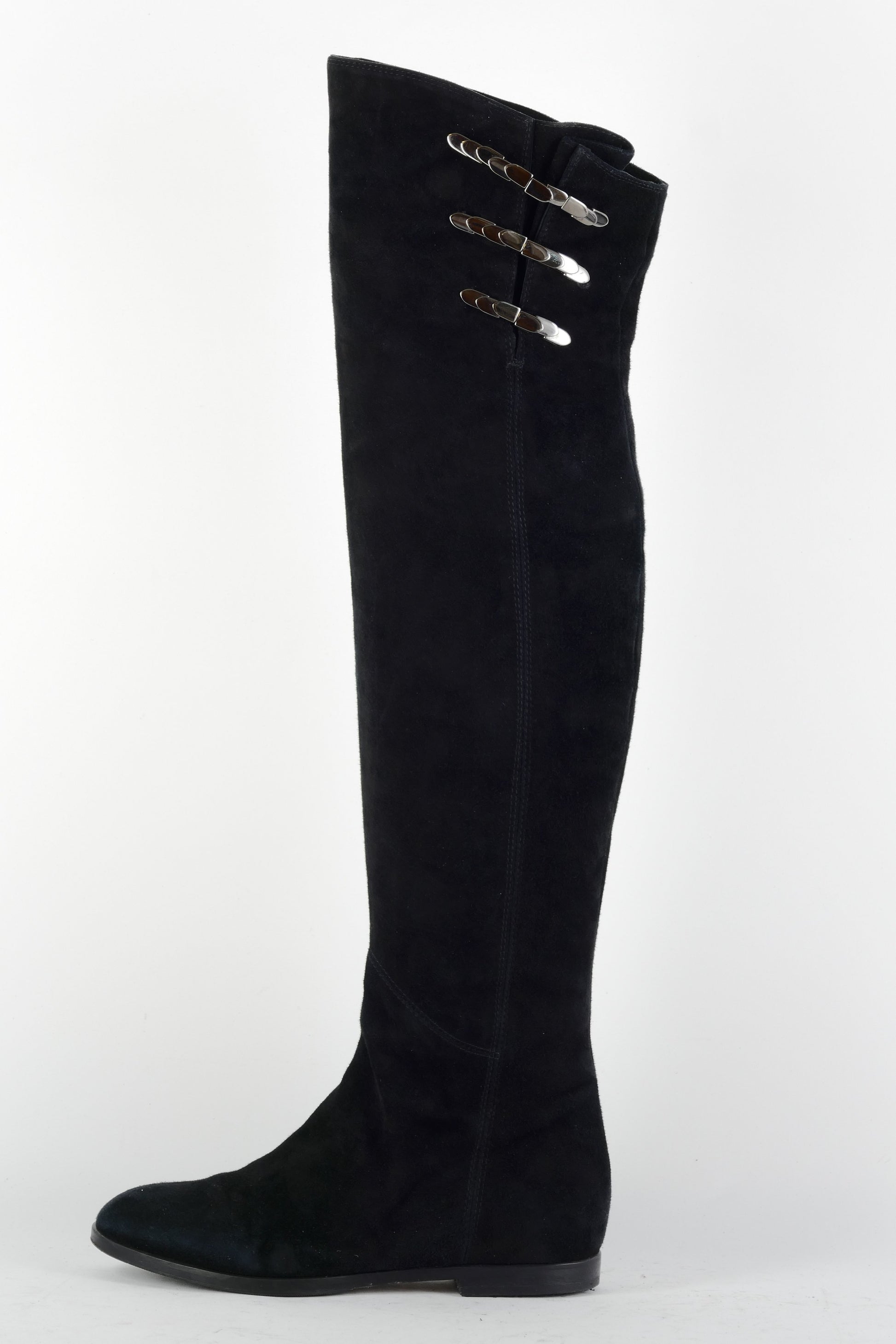 BUUTS LePepe Overknees Wildleder schwarz 225034-1