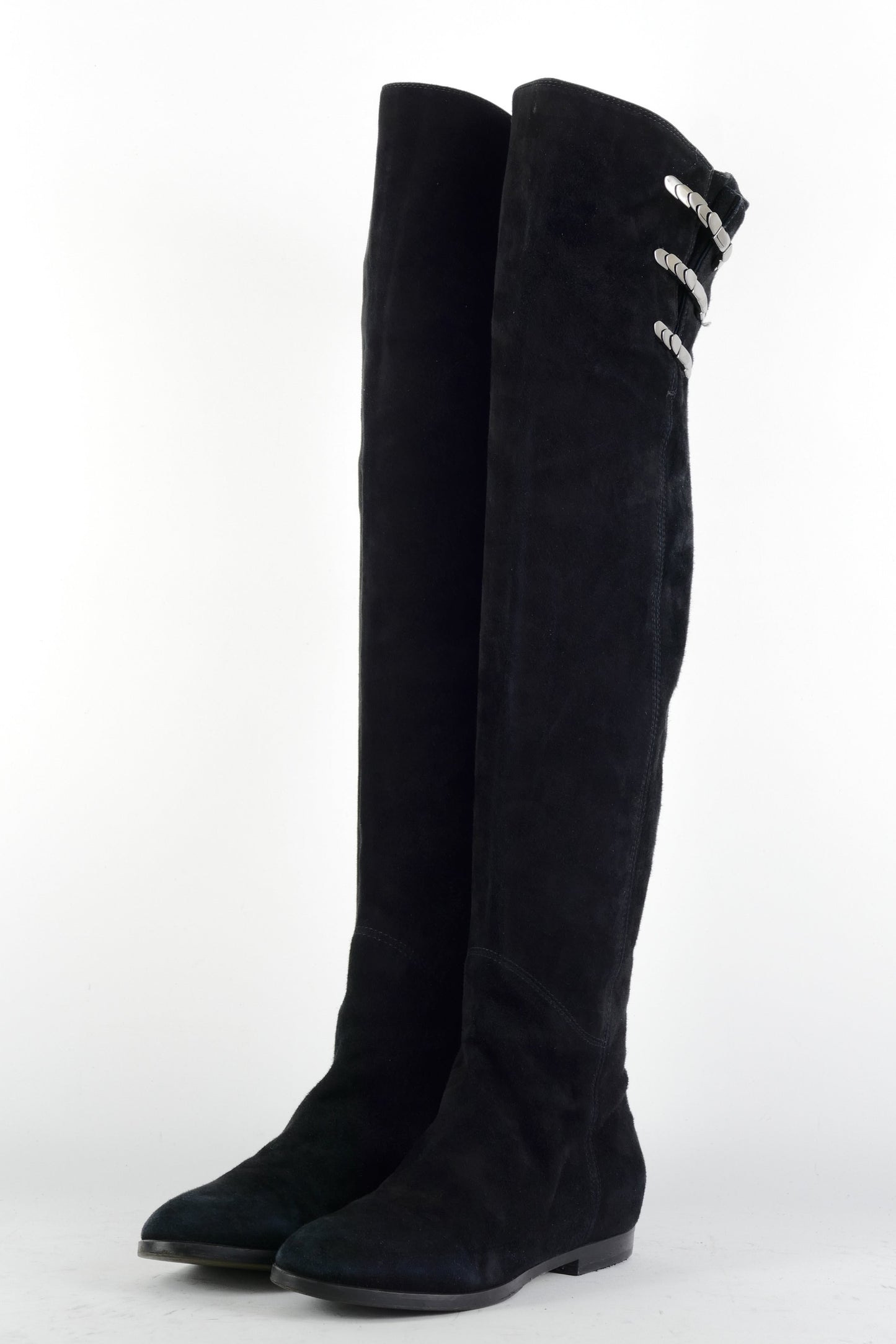 BUUTS LePepe Overknees Wildleder schwarz 225034-2