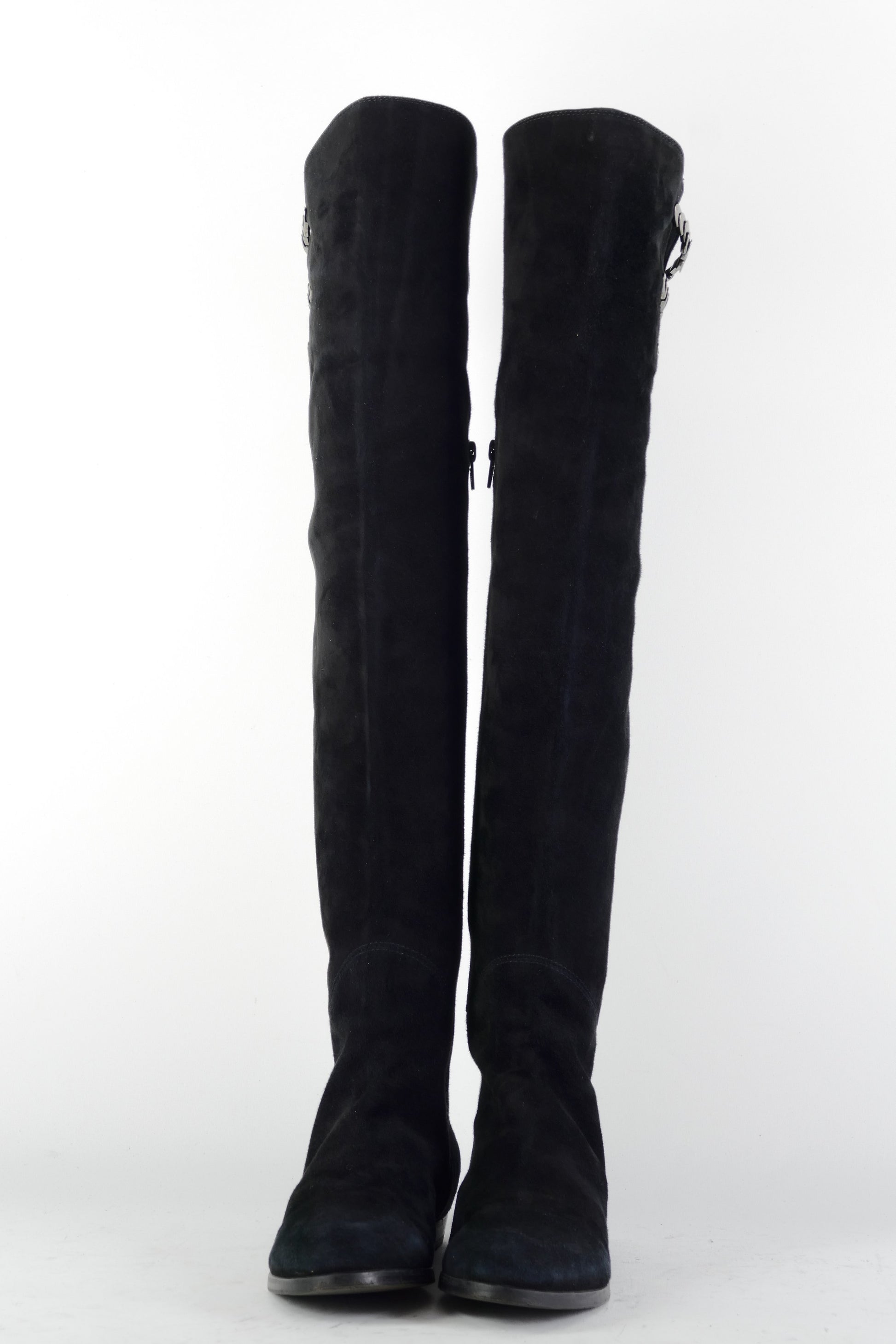 BUUTS LePepe Overknees Wildleder schwarz 225034-4