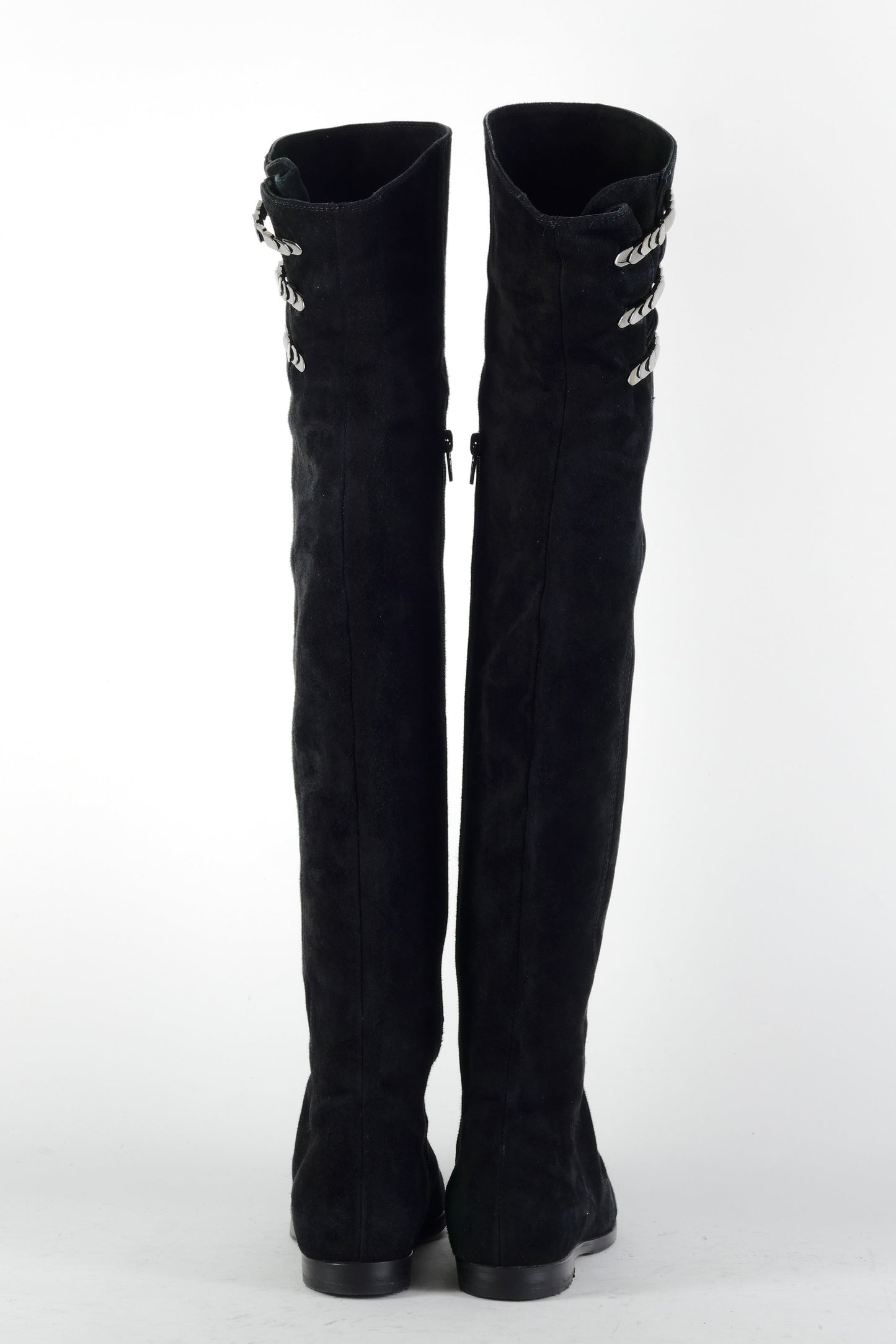 BUUTS LePepe Overknees Wildleder schwarz 225034-5