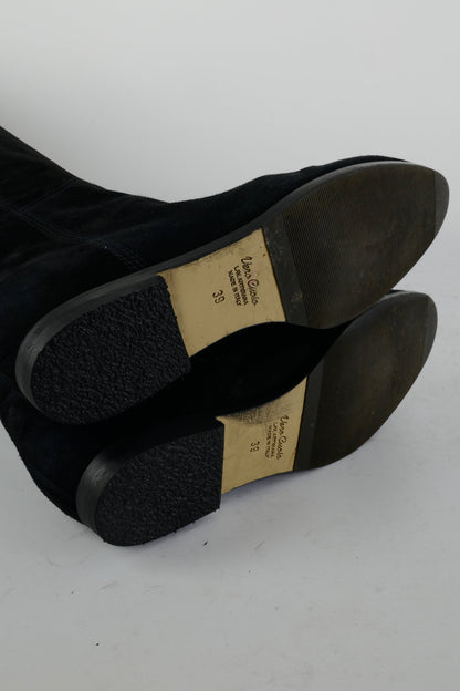 BUUTS LePepe Overknees Wildleder schwarz 225034-8