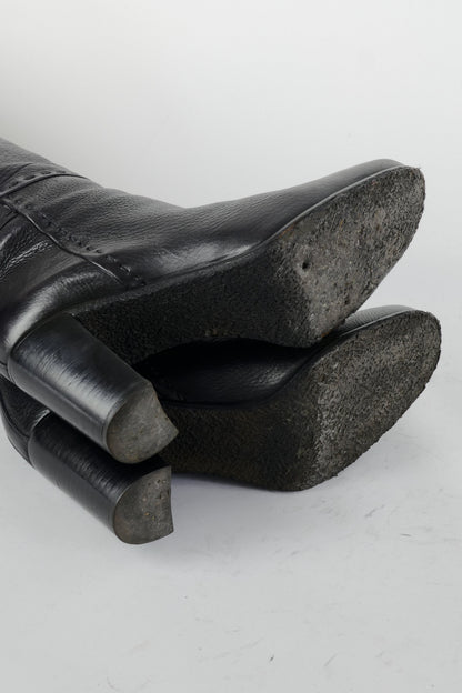 BUUTS Free Lance Stiefel Leder schwarz 225037-8