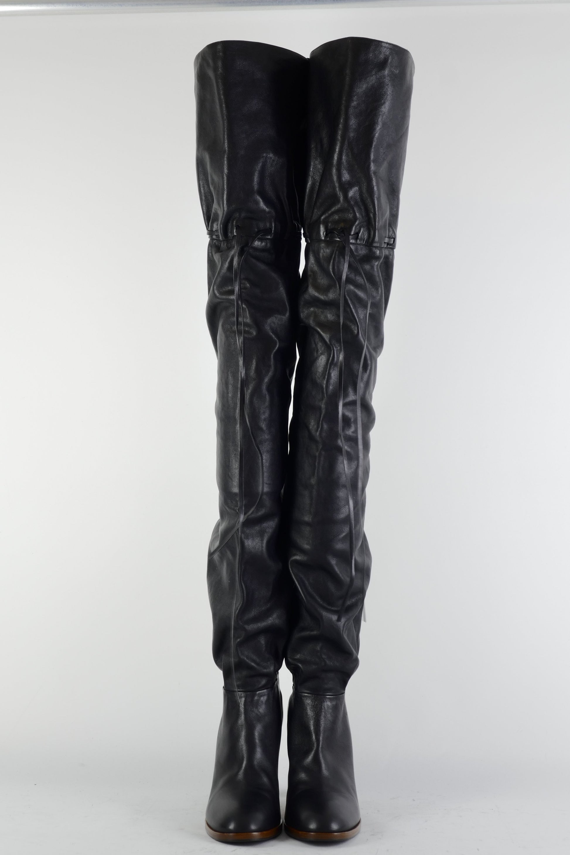 BUUTS Gucci Overknees Leder schwarz 225039-4