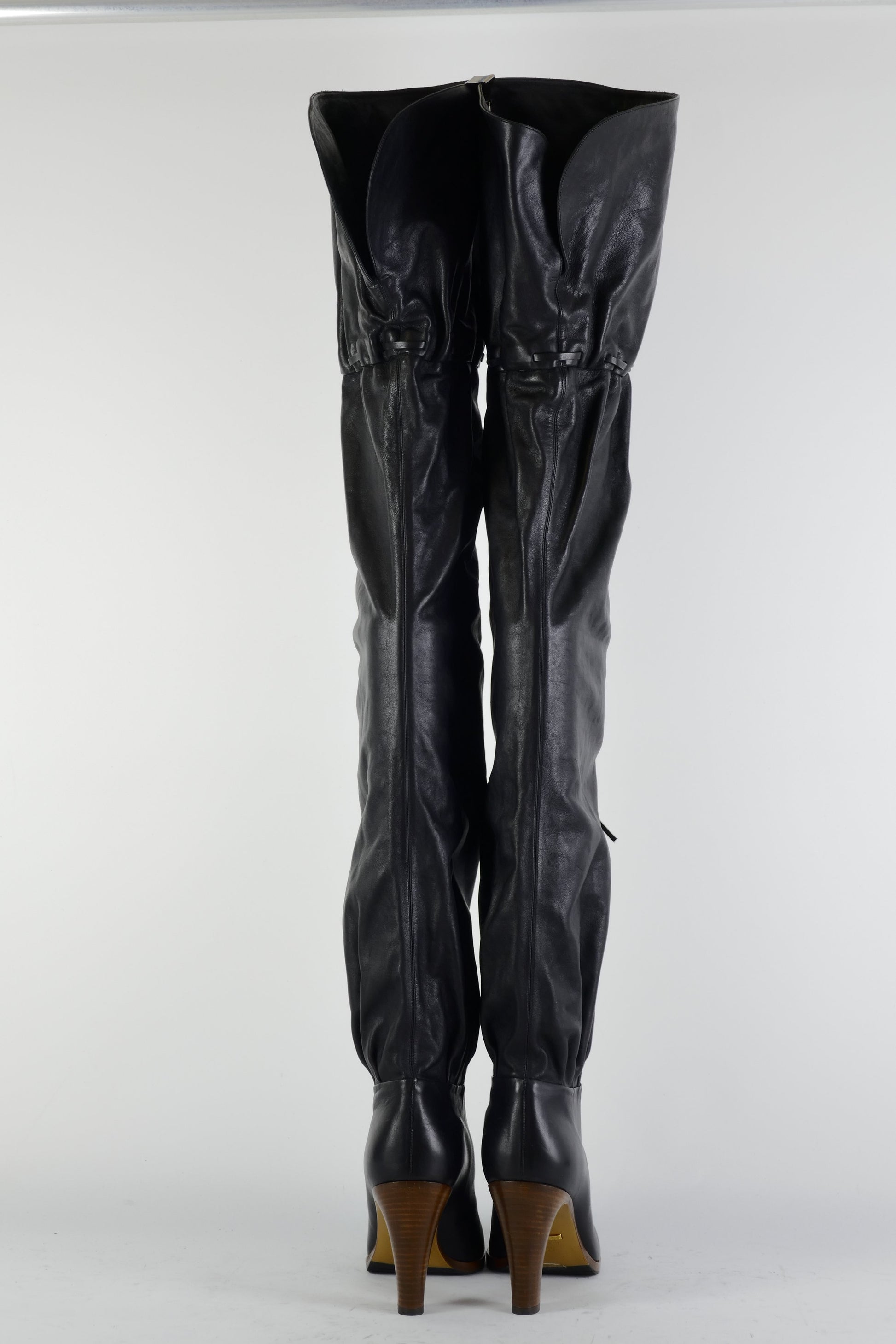 BUUTS Gucci Overknees Leder schwarz 225039-5