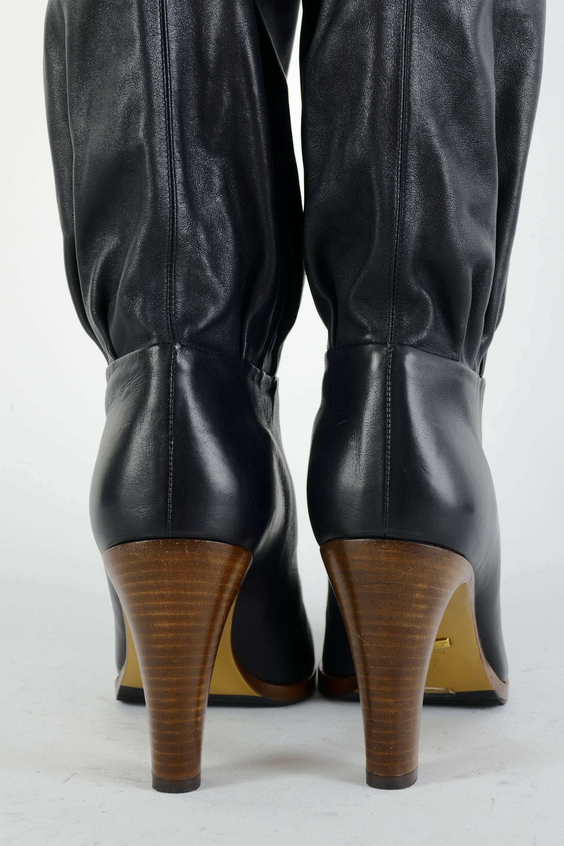 BUUTS Gucci Overknees Leder schwarz 225039-6