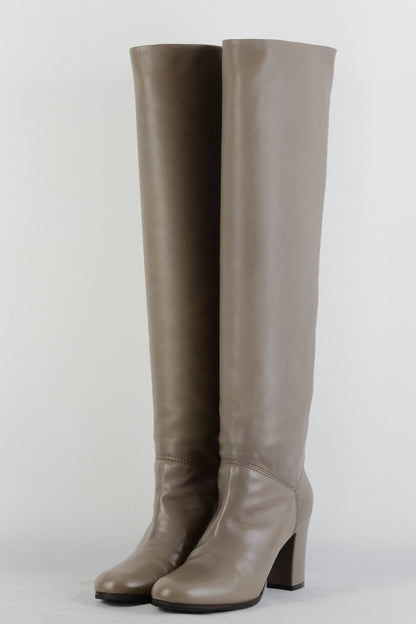 BUUTS L'Autre Chose Hohe Stiefel Leder schlamm 225043-2