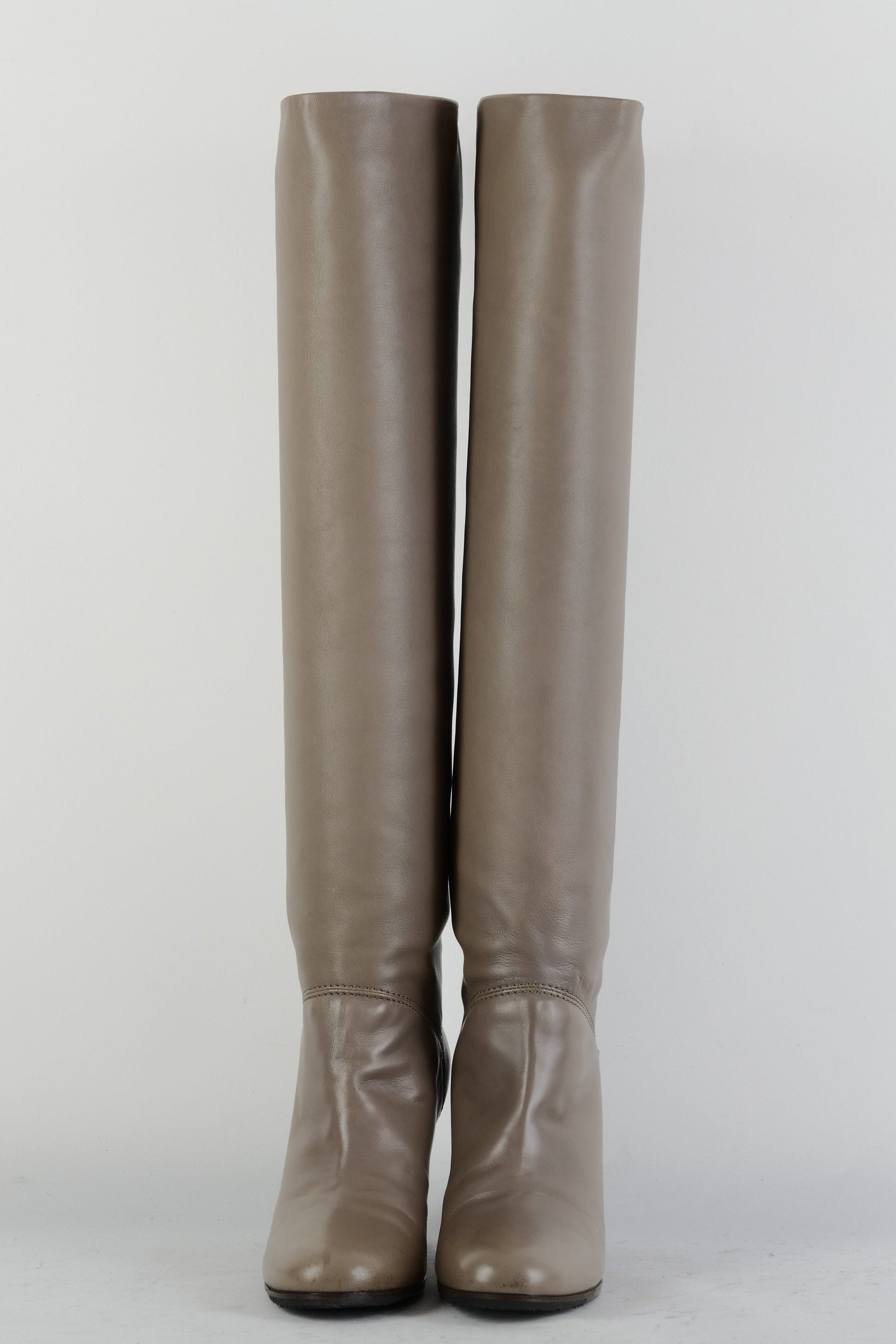 BUUTS L'Autre Chose Hohe Stiefel Leder schlamm 225043-4