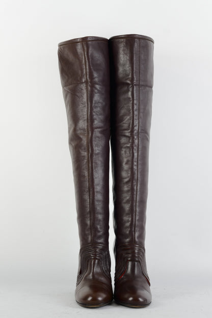 BUUTS Miss Sixty Stiefel Leder dunkelbraun 225045-4
