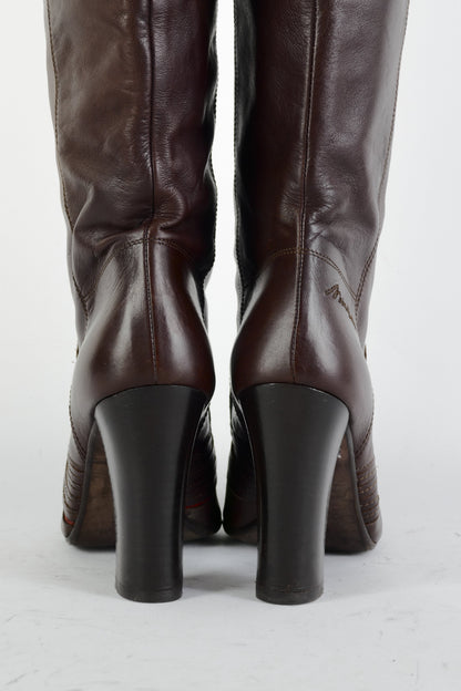 BUUTS Miss Sixty Stiefel Leder dunkelbraun 225045-6