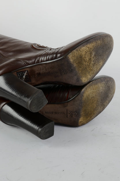 BUUTS Miss Sixty Stiefel Leder dunkelbraun 225045-8