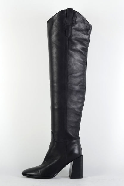 BUUTS Furla Hohe Stiefel Leder schwarz 225047-1