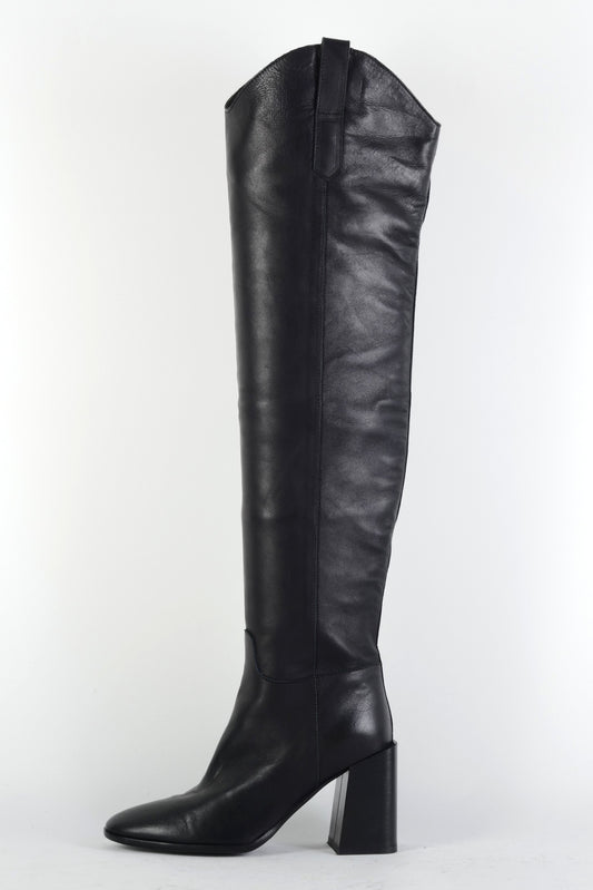 BUUTS Furla Hohe Stiefel Leder schwarz 225047-1