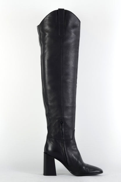 BUUTS Furla Hohe Stiefel Leder schwarz 225047-3