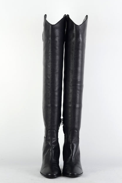 BUUTS Furla Hohe Stiefel Leder schwarz 225047-4