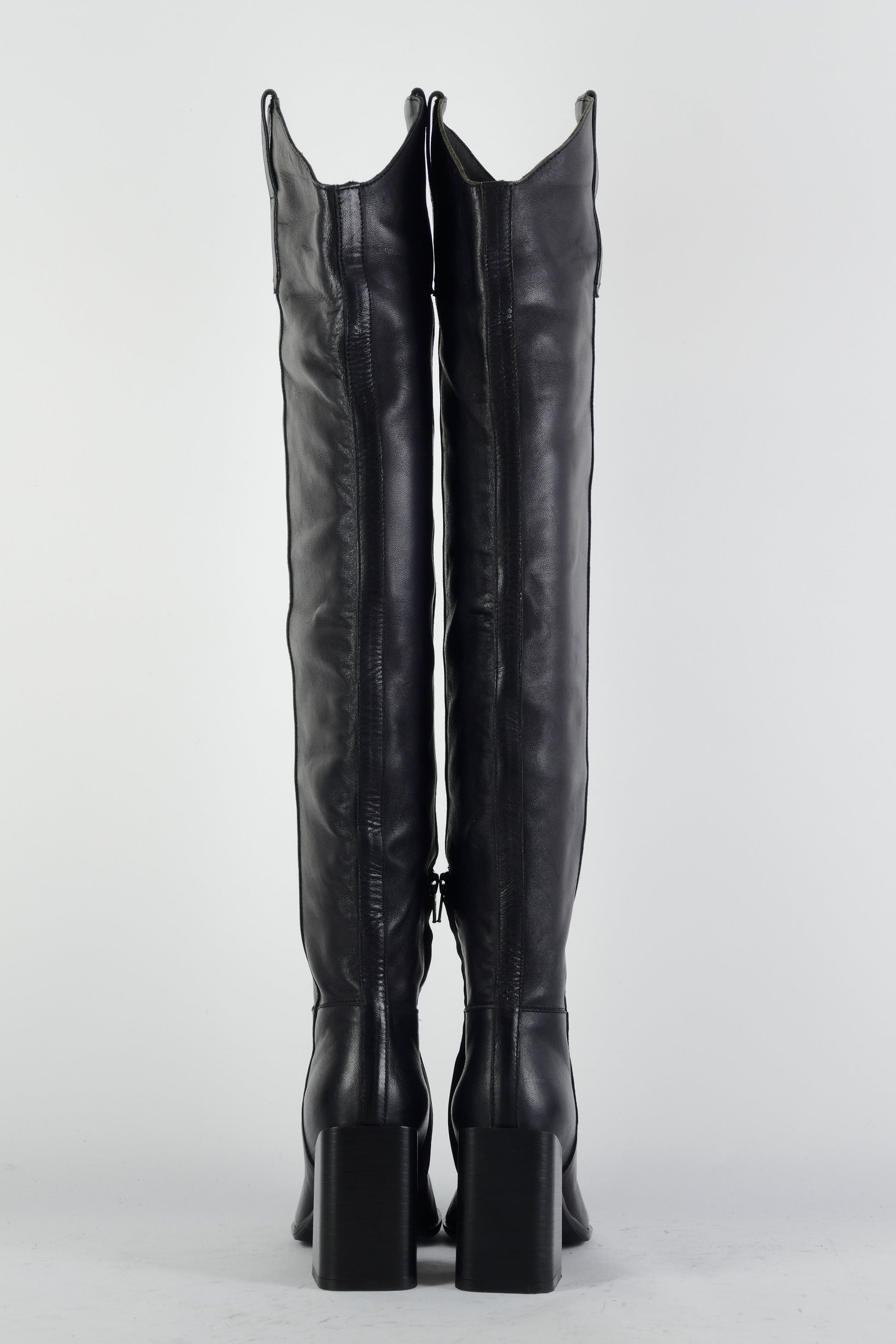 BUUTS Furla Hohe Stiefel Leder schwarz 225047-5
