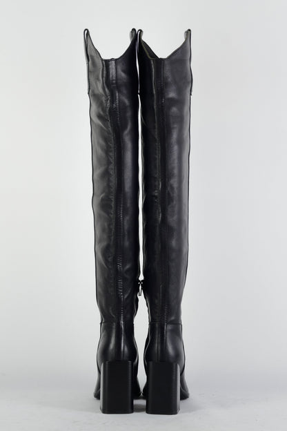 BUUTS Furla Hohe Stiefel Leder schwarz 225047-5
