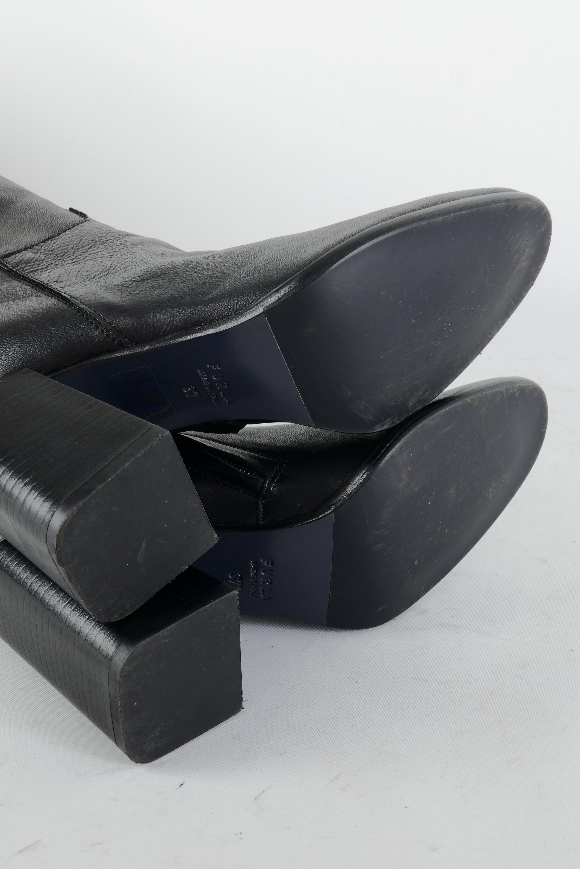 BUUTS Furla Hohe Stiefel Leder schwarz 225047-8