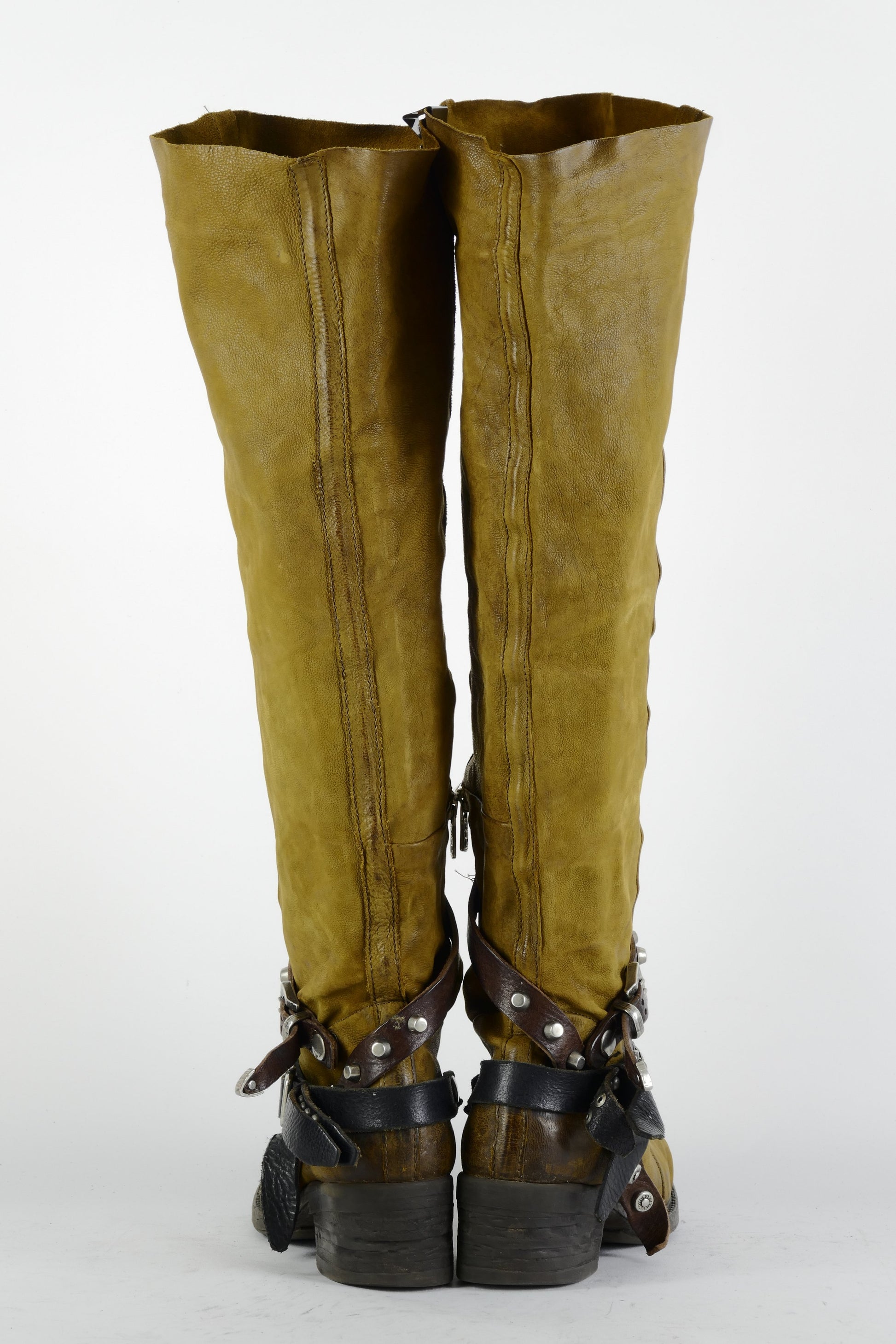 BUUTS AS98 Hohe Stiefel Leder senffarben 225048-5