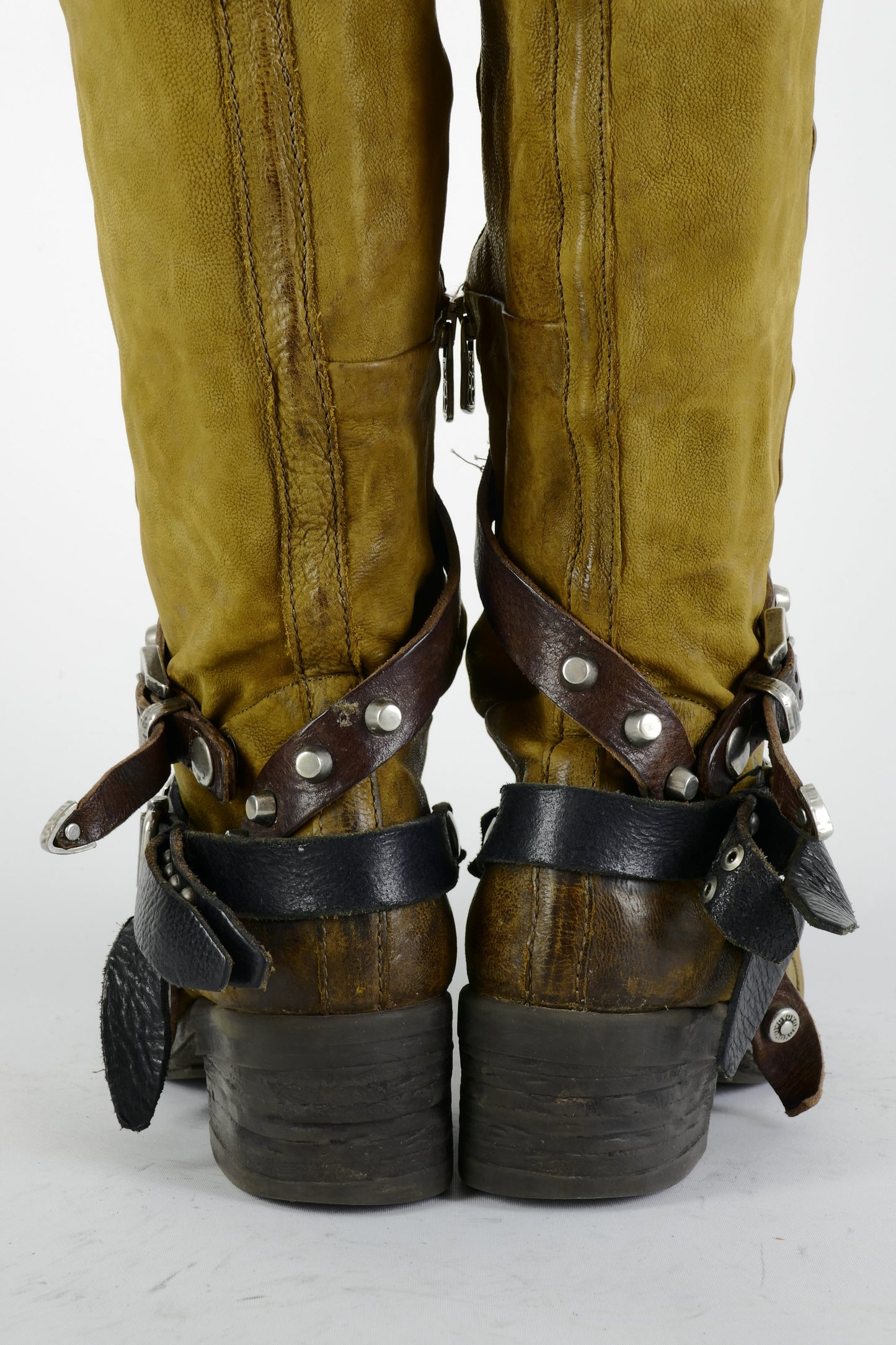 BUUTS AS98 Hohe Stiefel Leder senffarben 225048-6