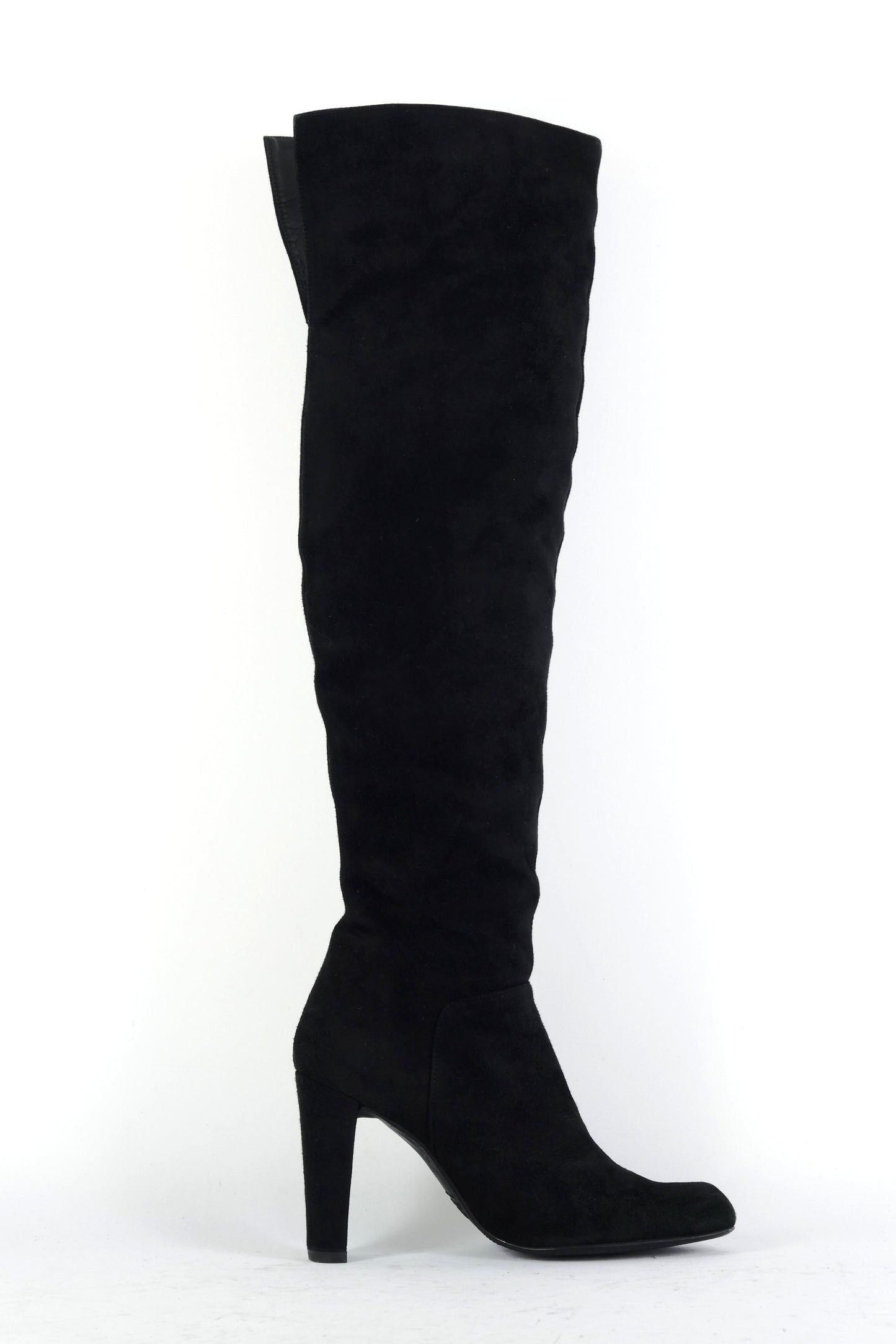 Hohe Stiefel Wildleder schwarz