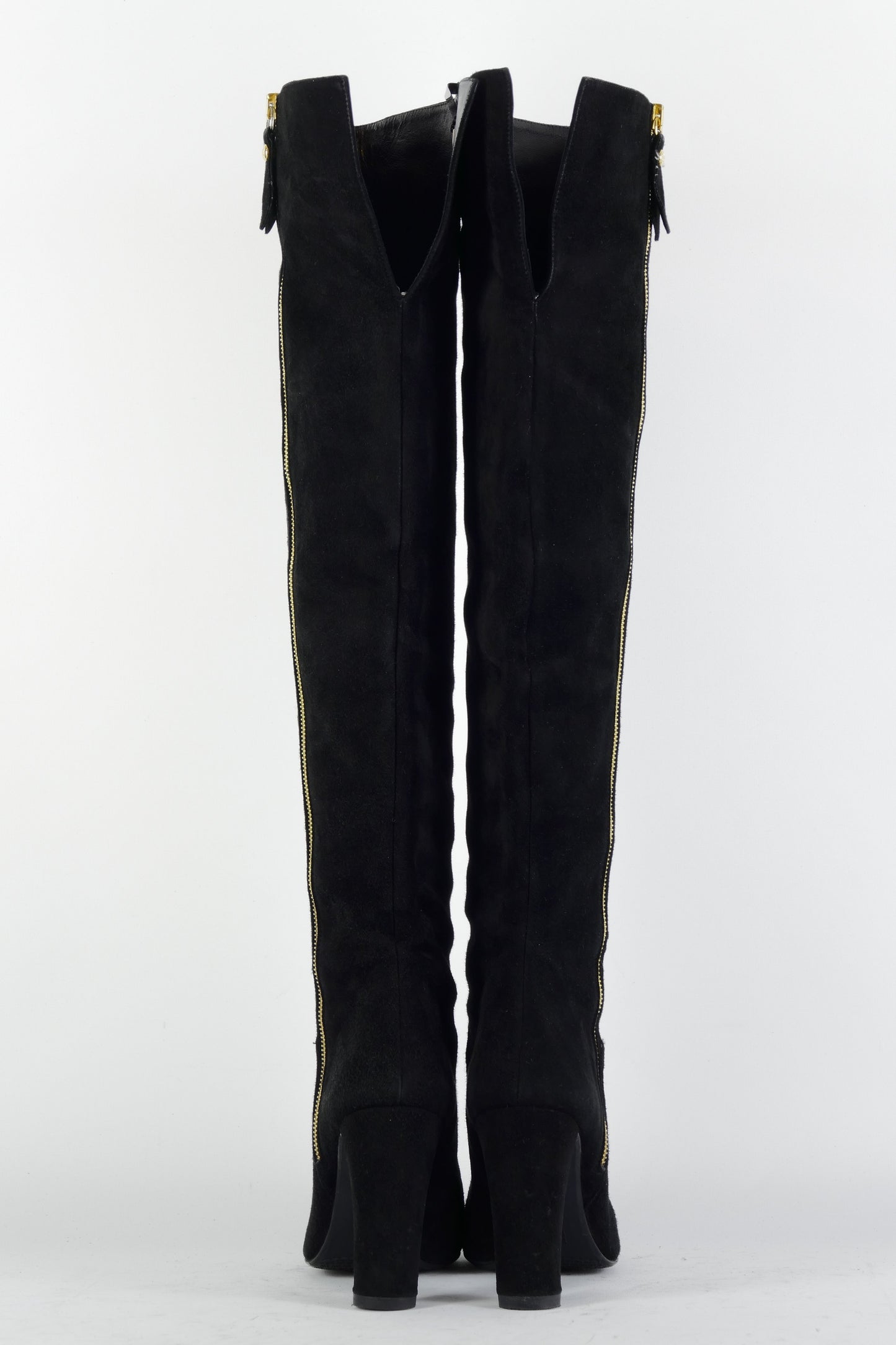 BUUTS Stuart Weitzmann Hohe Stiefel Wildleder schwarz 225050-5