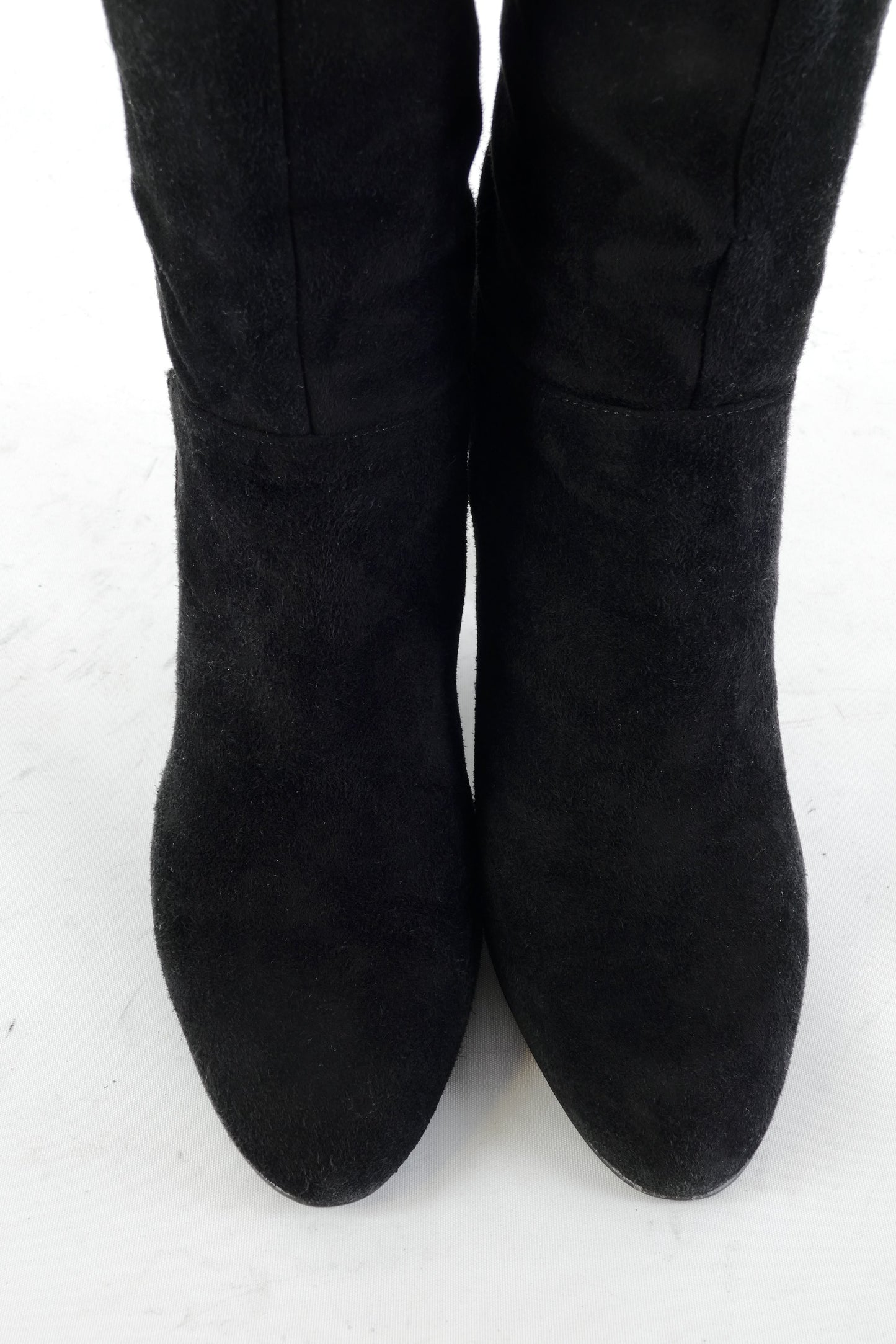 BUUTS Stuart Weitzmann Hohe Stiefel Wildleder schwarz 225050-7