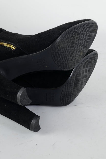 BUUTS Stuart Weitzmann Hohe Stiefel Wildleder schwarz 225050-8