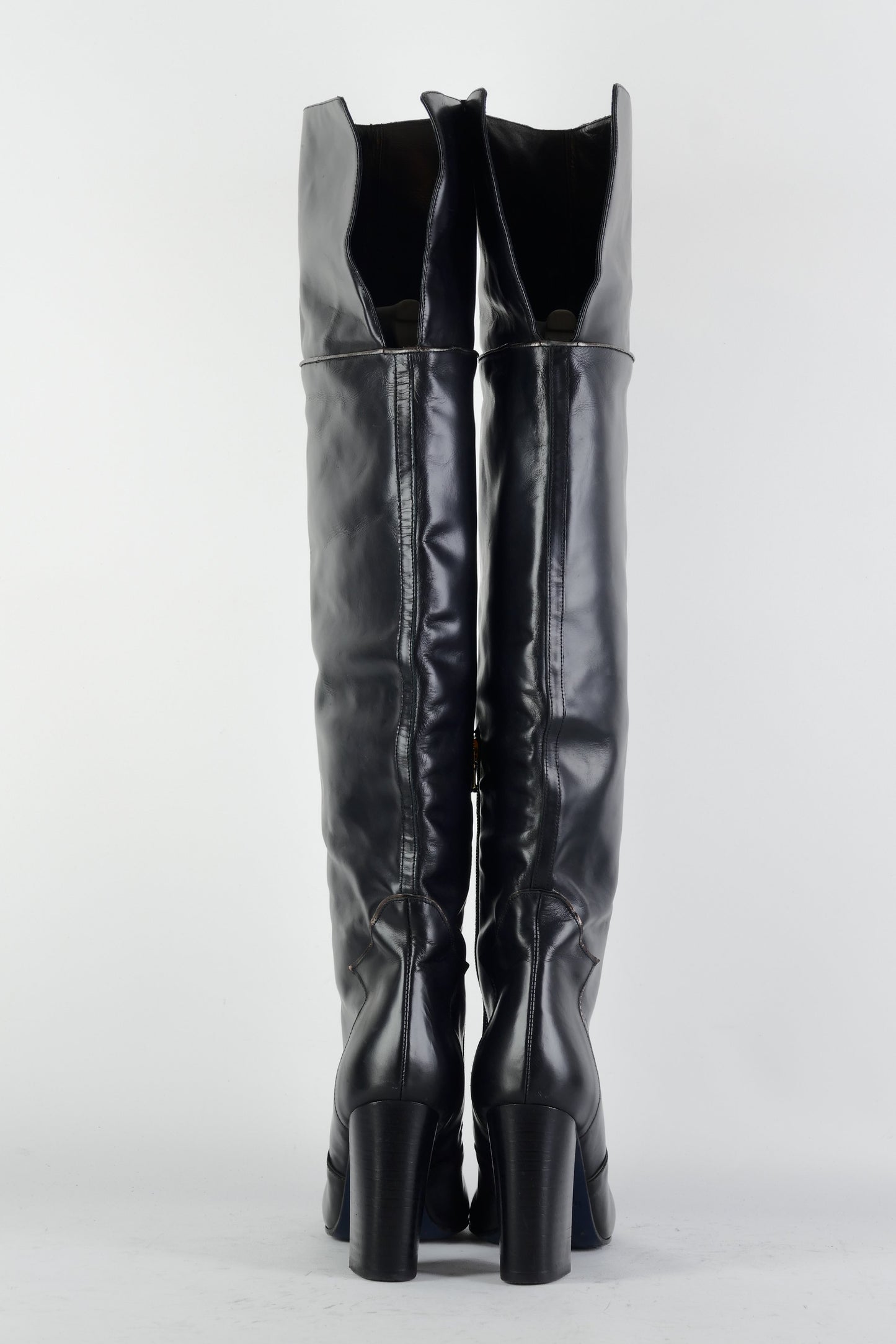 BUUTS Patrizia Pepe Overknees Leder schwarz 225051-5