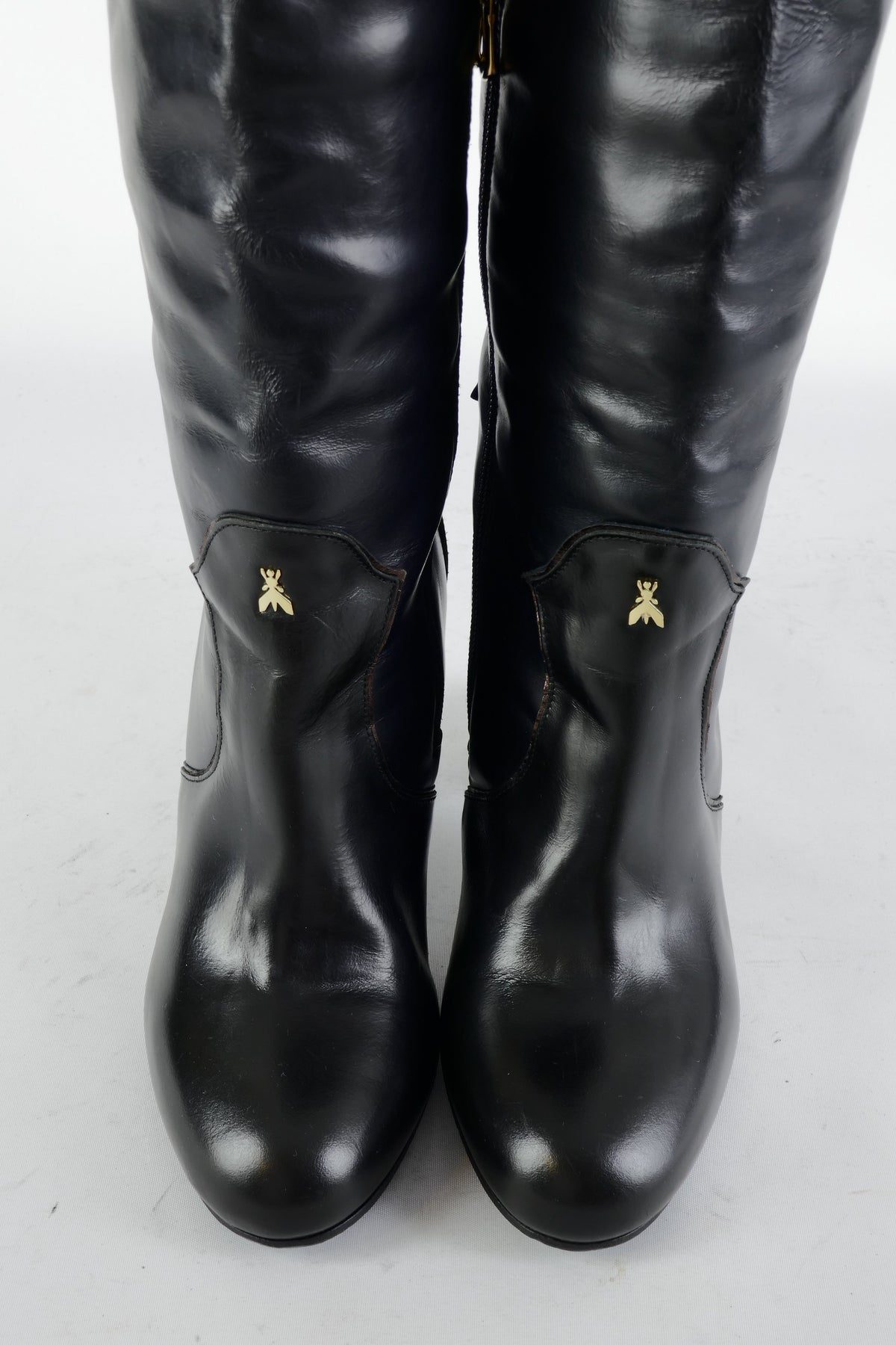 BUUTS Patrizia Pepe Overknees Leder schwarz 225051-7