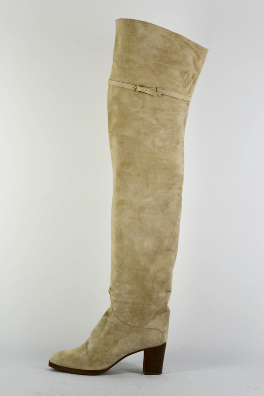 BUUTS Piccolo Vintage-Stiefel Wildleder beige 225052-1