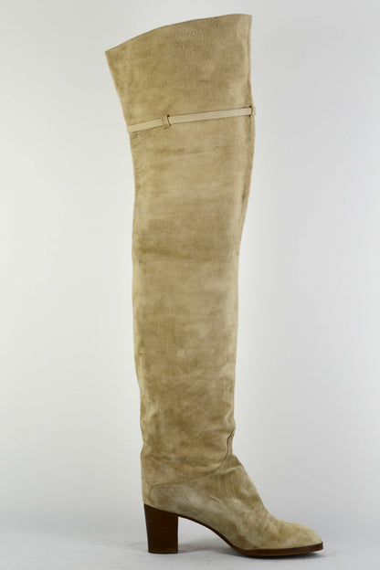 BUUTS Piccolo Vintage-Stiefel Wildleder beige 225052-3