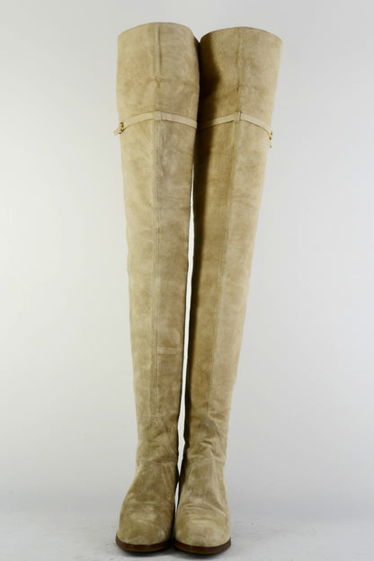 BUUTS Piccolo Vintage-Stiefel Wildleder beige 225052-4