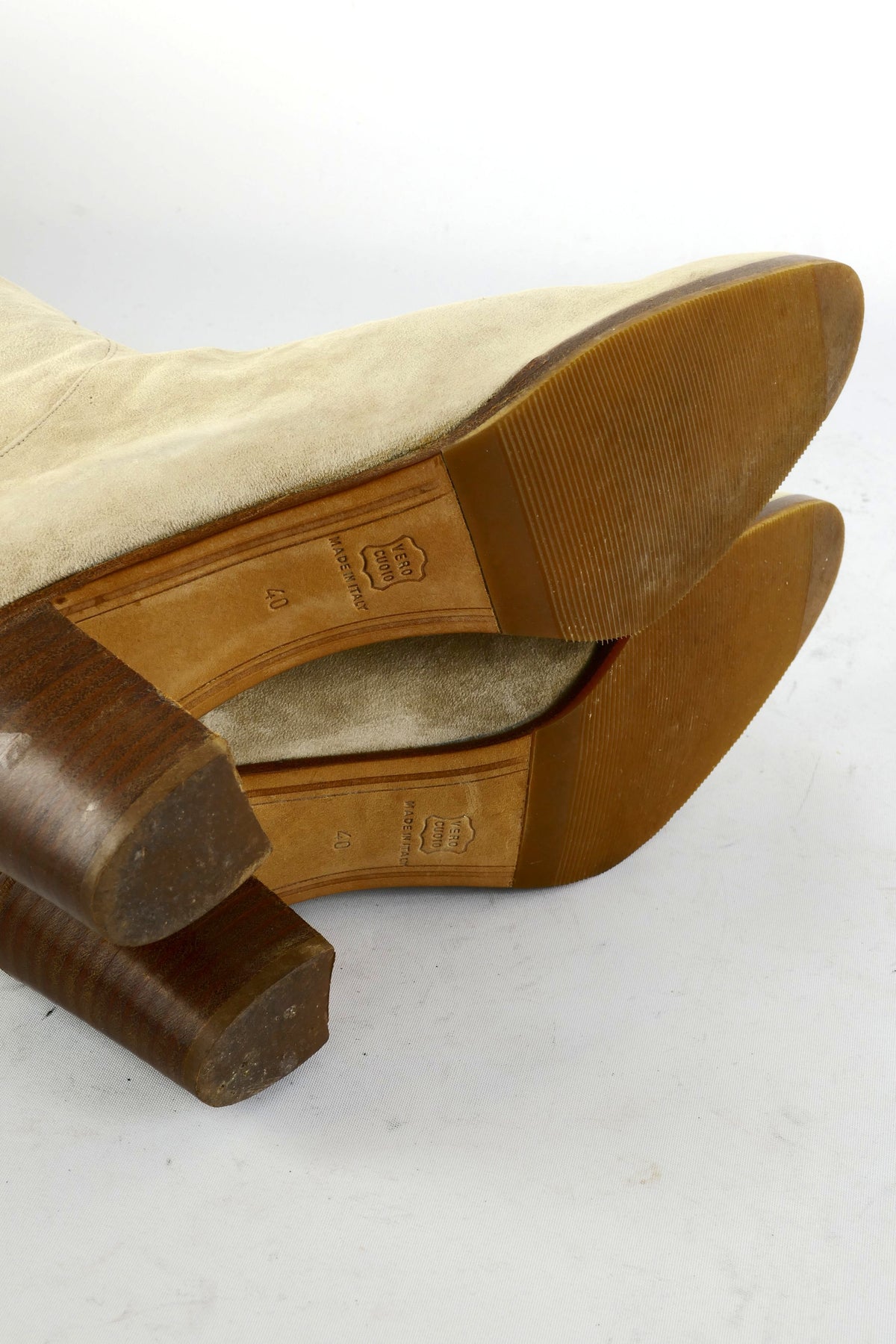 BUUTS Piccolo Vintage-Stiefel Wildleder beige 225052-8