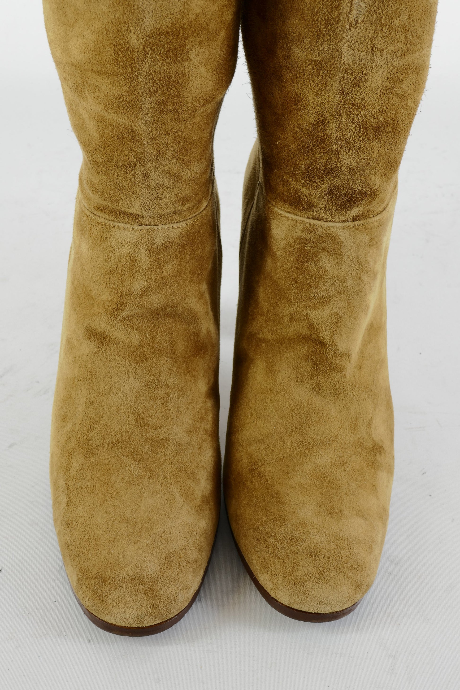 BUUTS Sonja Moden Vintage-Stiefel Wildleder cognac 225053-7