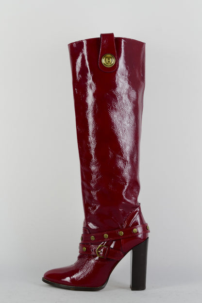 BUUTS Hunter Stiefel Leder bordeaux 225055-1