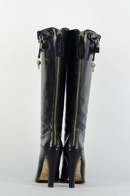 BUUTS Dolce&Gabbana Stiefel Leder schwarz 225060-5