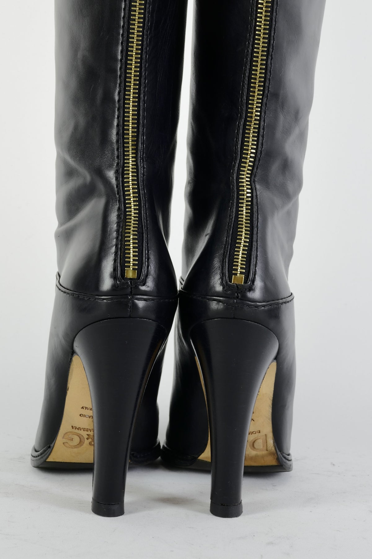 BUUTS Dolce&Gabbana Stiefel Leder schwarz 225060-6