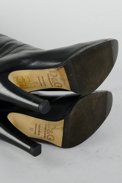 BUUTS Dolce&Gabbana Stiefel Leder schwarz 225060-8