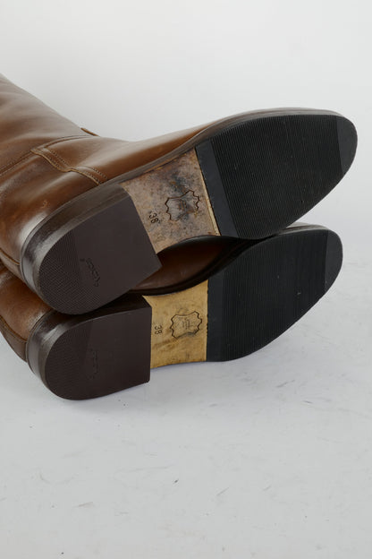 BUUTS Bally Stiefel Leder kastanie 225061-8