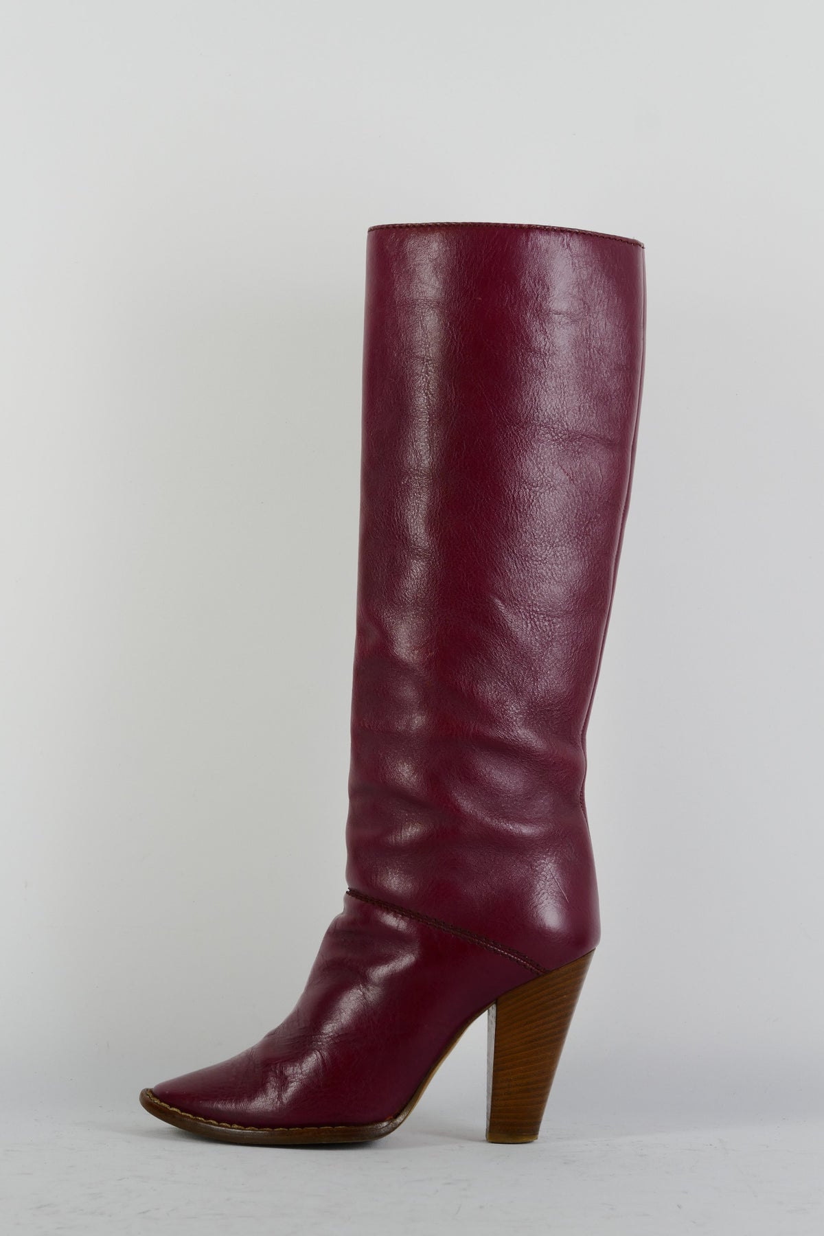 BUUTS Dolce&Gabbana Stiefel Leder bordeaux 225062-1