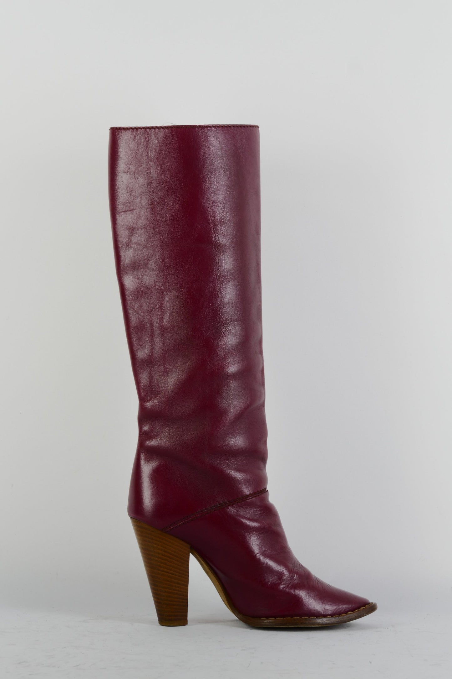 BUUTS Dolce&Gabbana Stiefel Leder bordeaux 225062-3