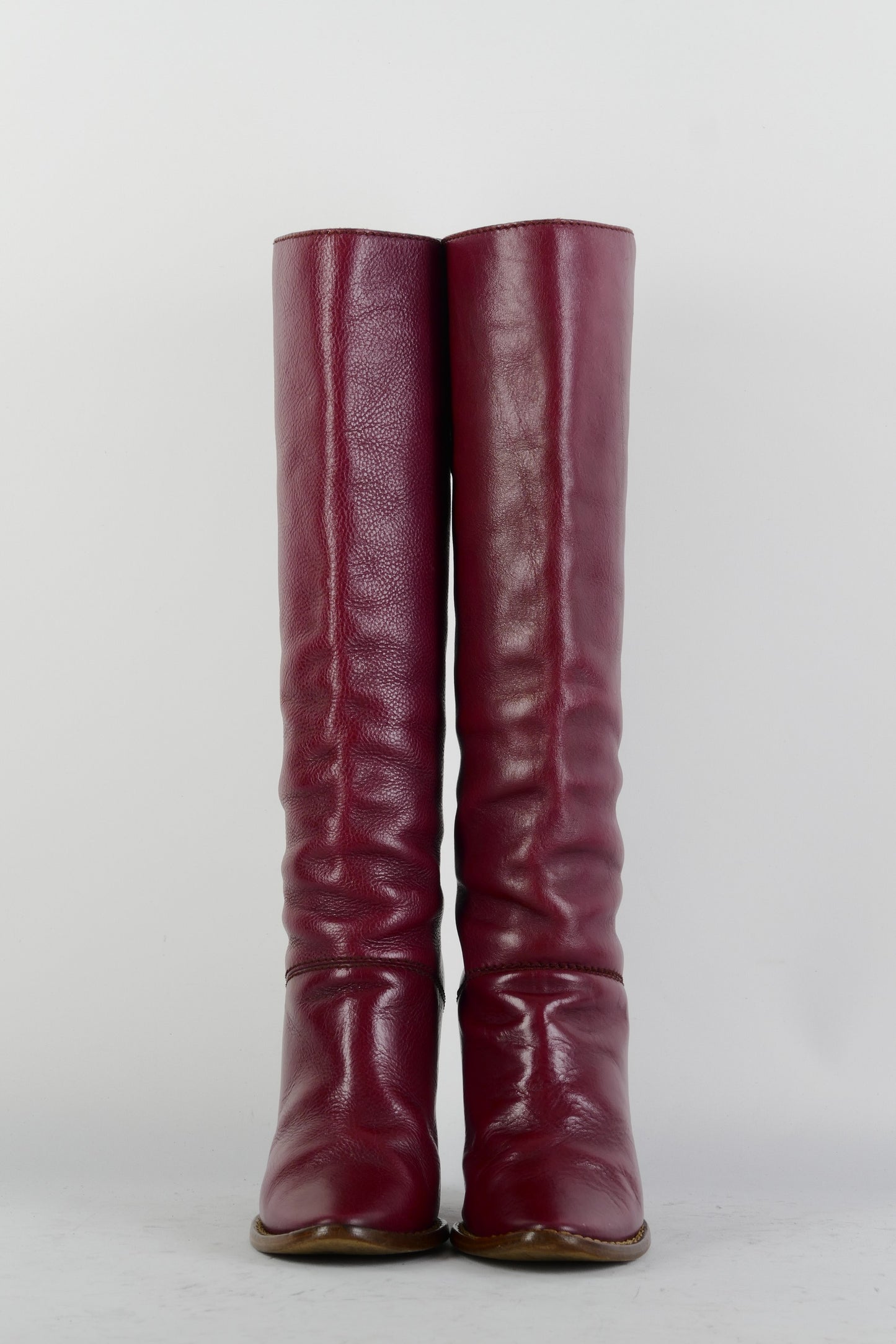 BUUTS Dolce&Gabbana Stiefel Leder bordeaux 225062-4
