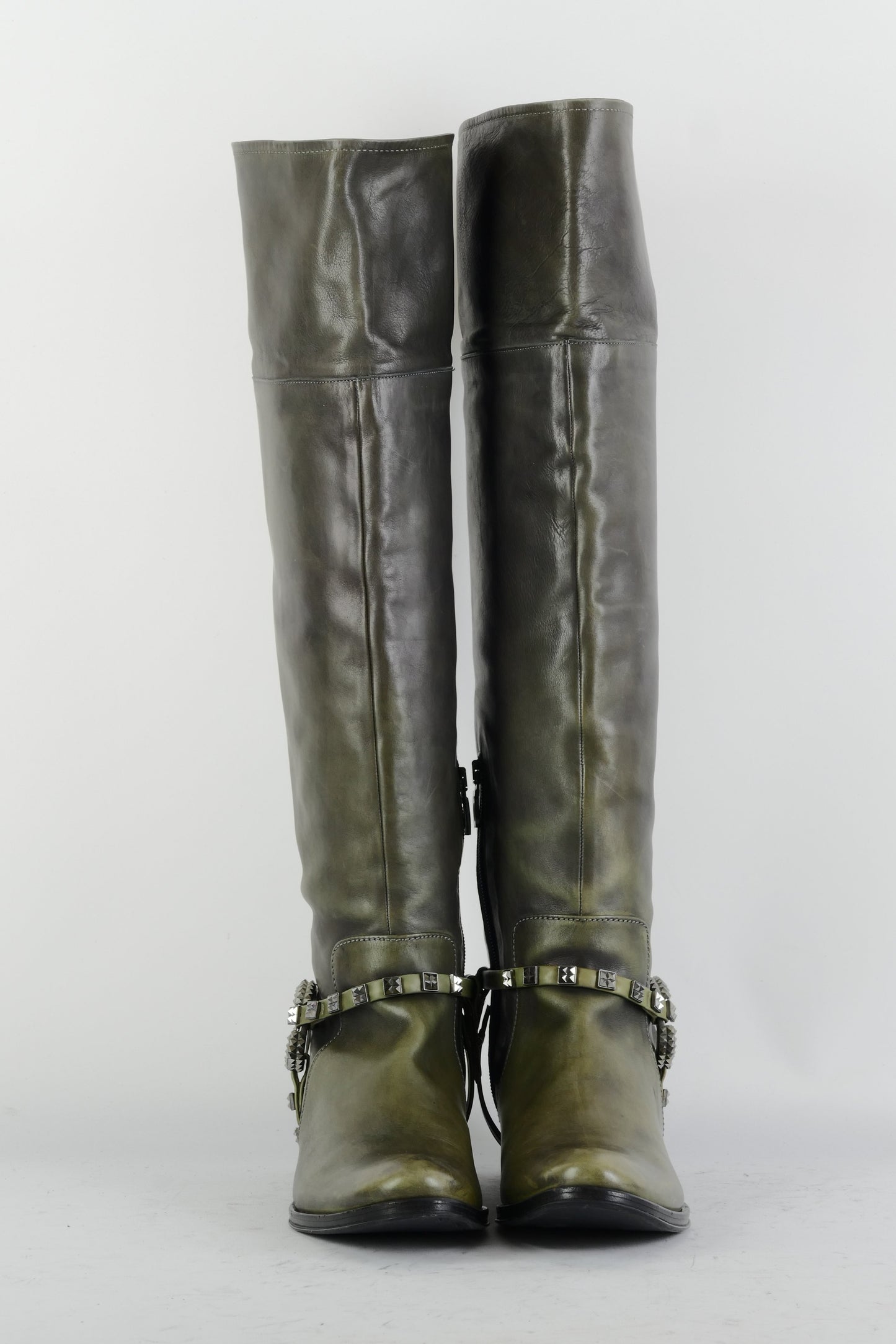 BUUTS Luis Onofre Hohe Stiefel Leder grau 225063-4