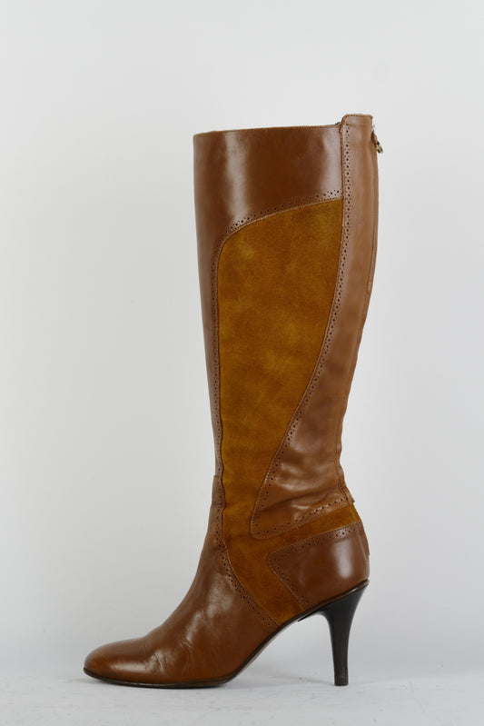 BUUTS Aigner Stiefel Leder cognac 225064-1