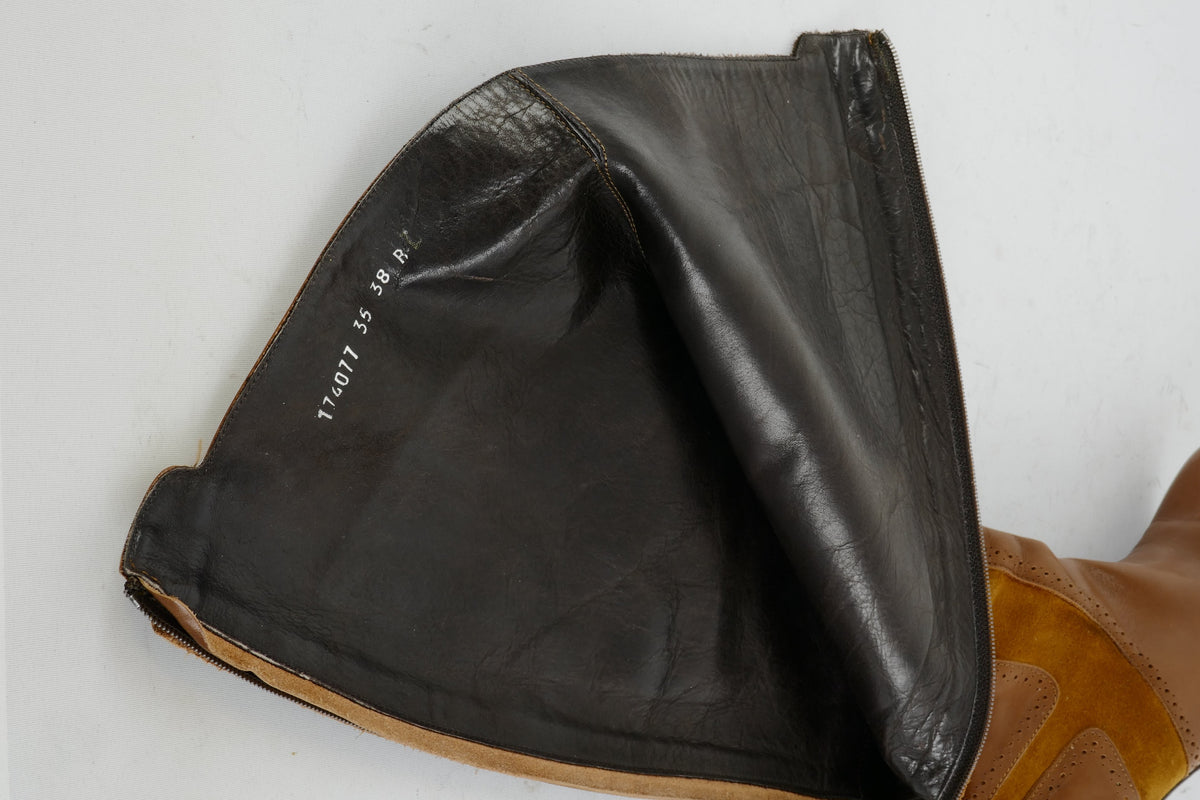 BUUTS Aigner Stiefel Leder cognac 225064-10