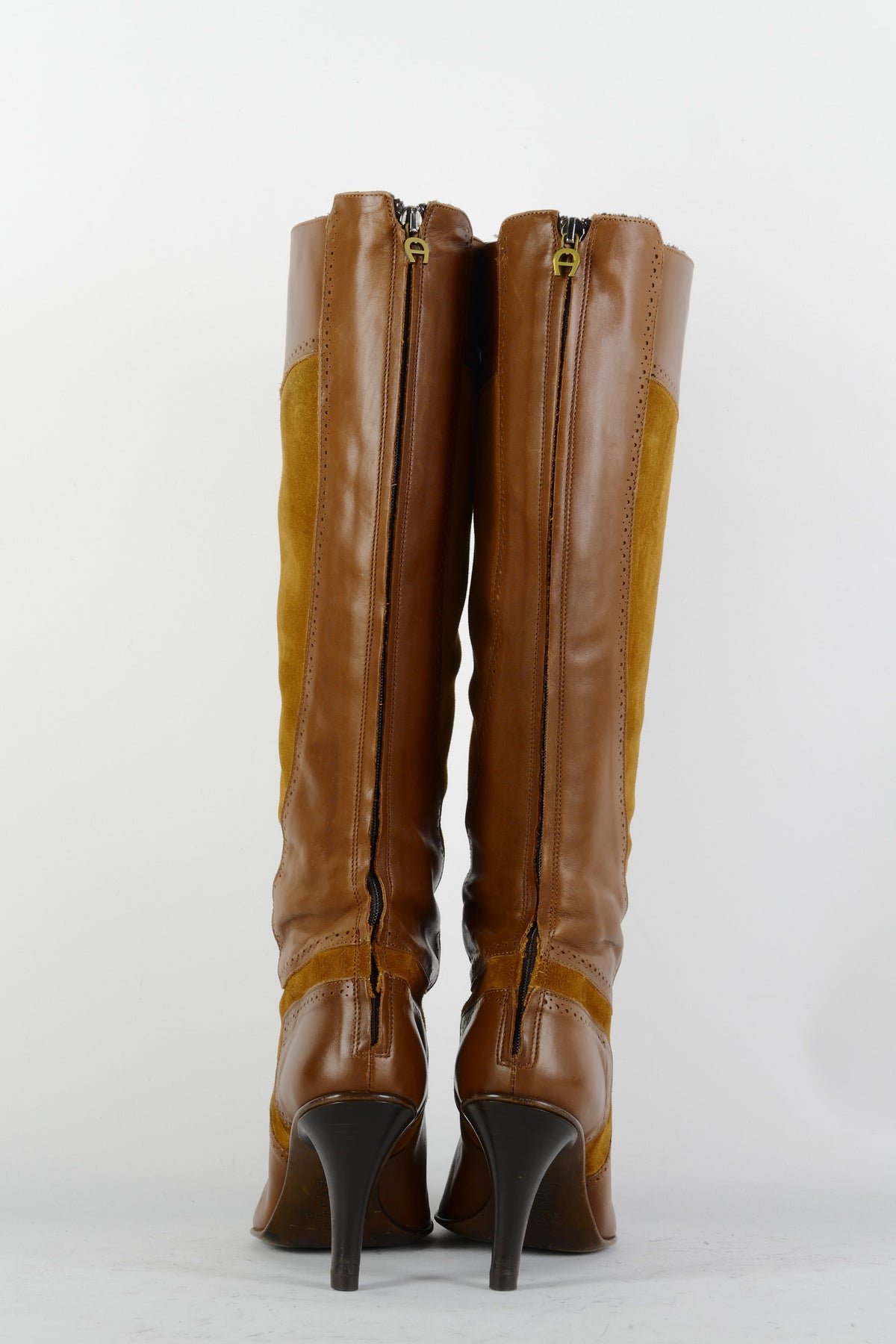 BUUTS Aigner Stiefel Leder cognac 225064-5