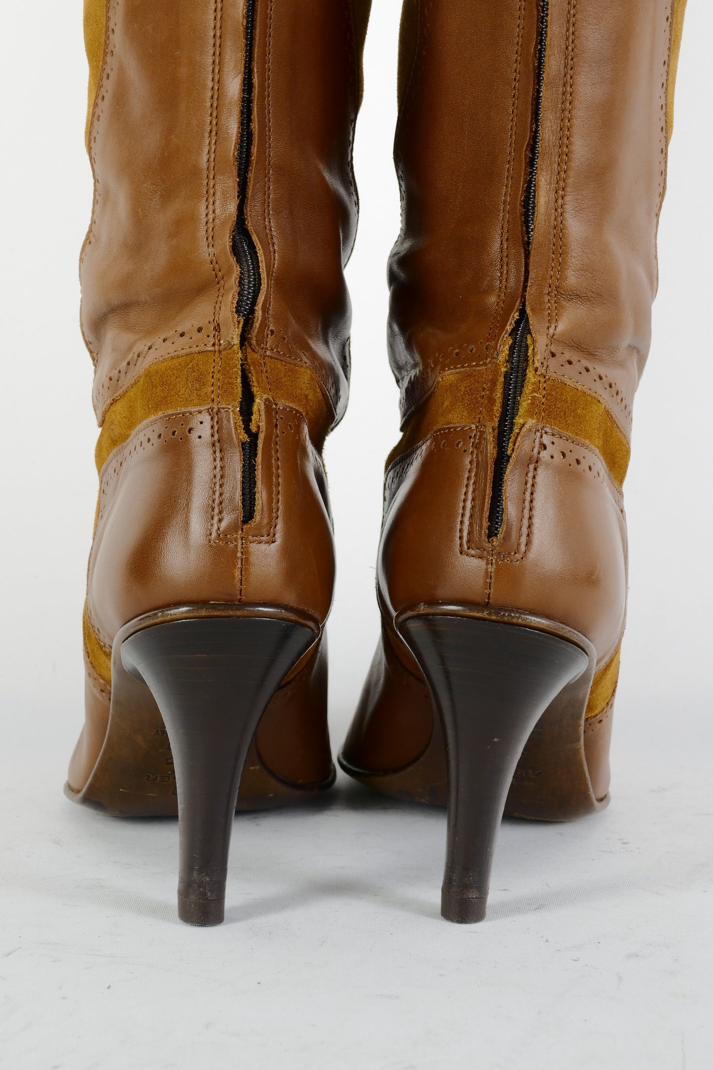 BUUTS Aigner Stiefel Leder cognac 225064-6
