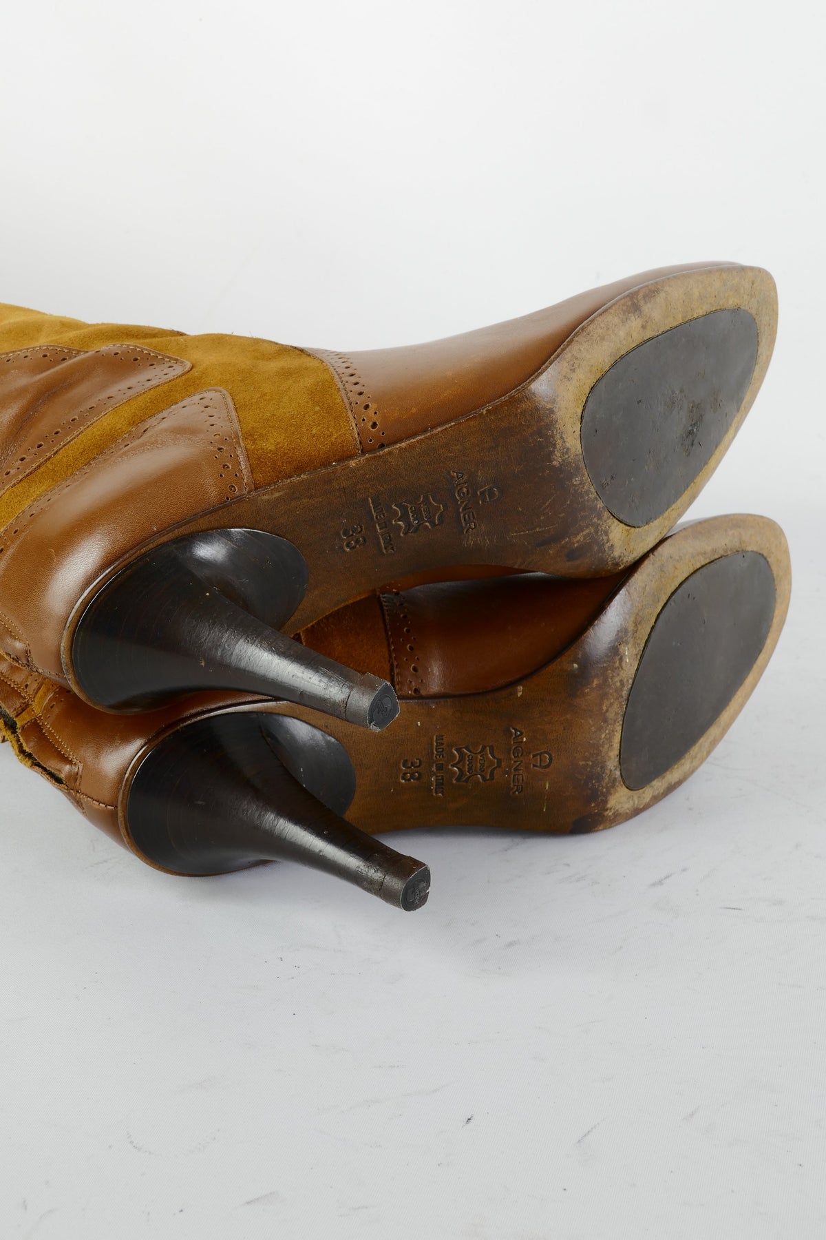 BUUTS Aigner Stiefel Leder cognac 225064-8